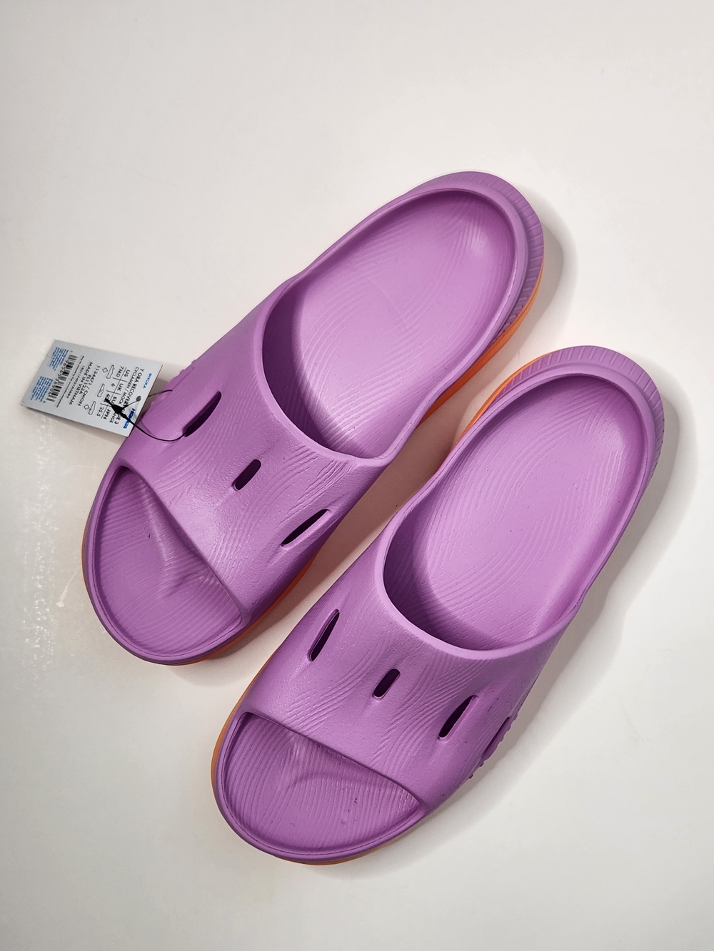 Hoka U Ora Recovery Slide 3 Violet Bloom Comfy Lifestyle Men’s Sandals Size 7 - Picture 2 of 7